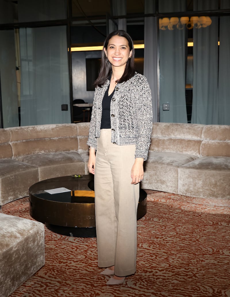 Jackie Dunklau, Founder & Partner at Aria Growth at The Business of Beauty Community Event in New York in May 2025