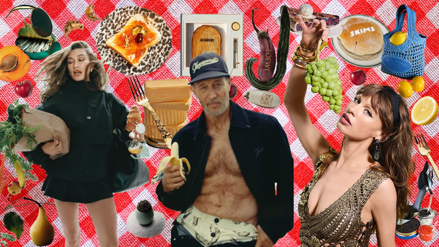 Fashion's latest marketing obsession is food.