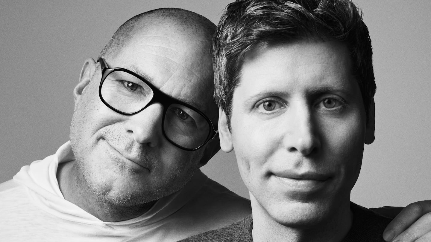 Jony Ive and Sam Altman