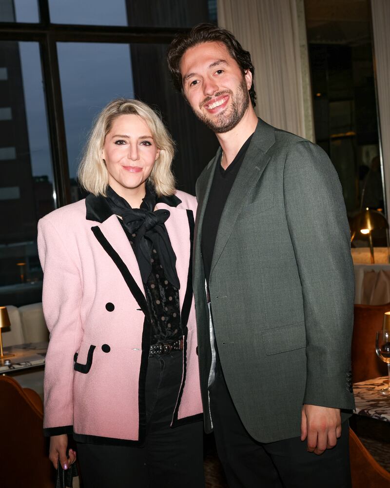 Ryan Piela, Executive Director at Estée Lauder Companies, and Roseanna Roberts, Trend Foresight Director at Estée Lauder Companies, at The Business of Beauty Community Event in New York in May 2025.