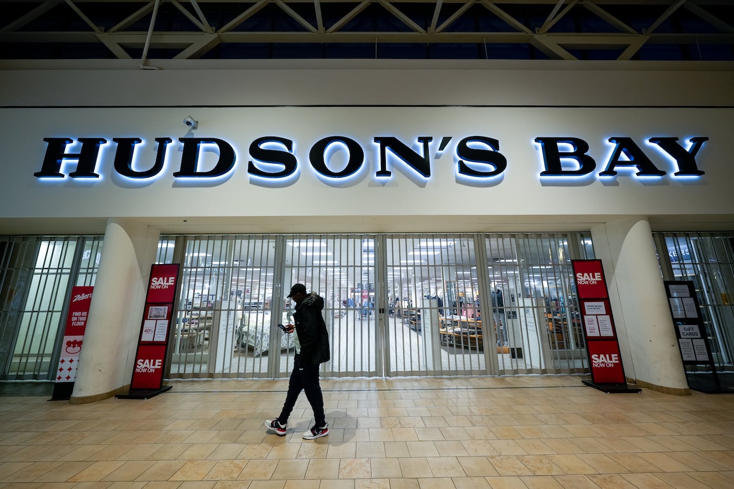 Hudson's Bay has begun liquidating most of its stores.