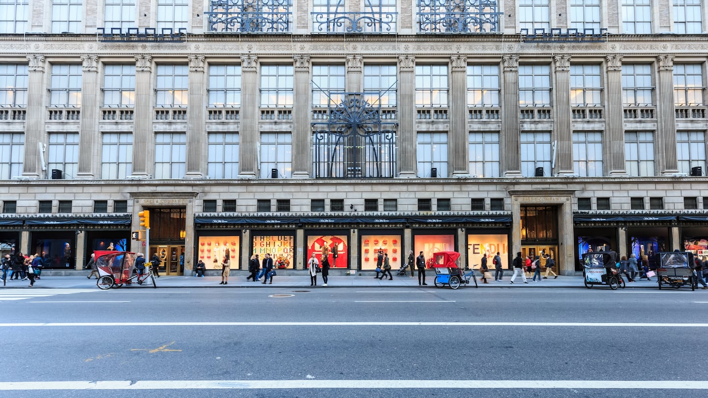Saks Fifth Avenue flagship.