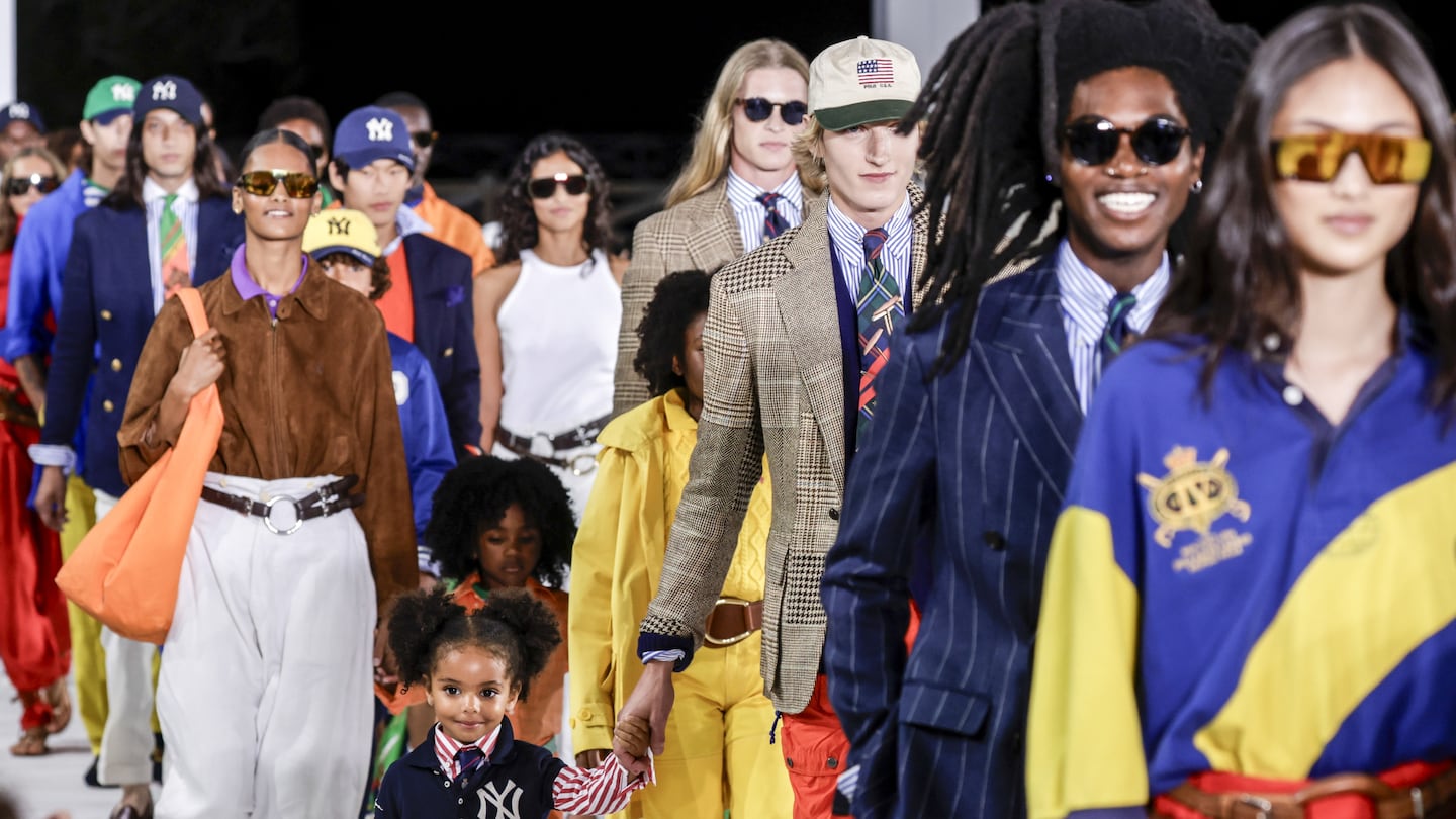 Ralph Lauren Spring 2025 runway.